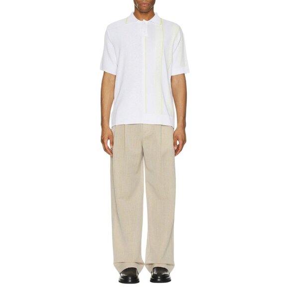 JACQUEMUS Le Polo Juego in White Large New Mens Shirt Top - Picture 5 of 16
